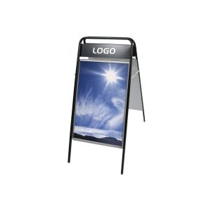 Expo Sign Gadeskilt med logoplade