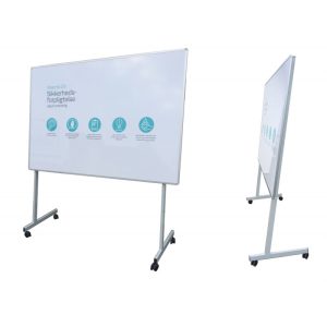 Enkeltsidet whitebord stativ