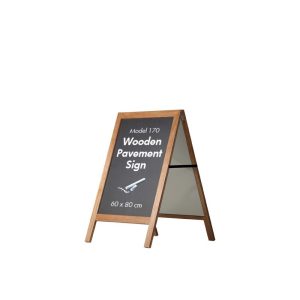 Wooden Pavement Sign